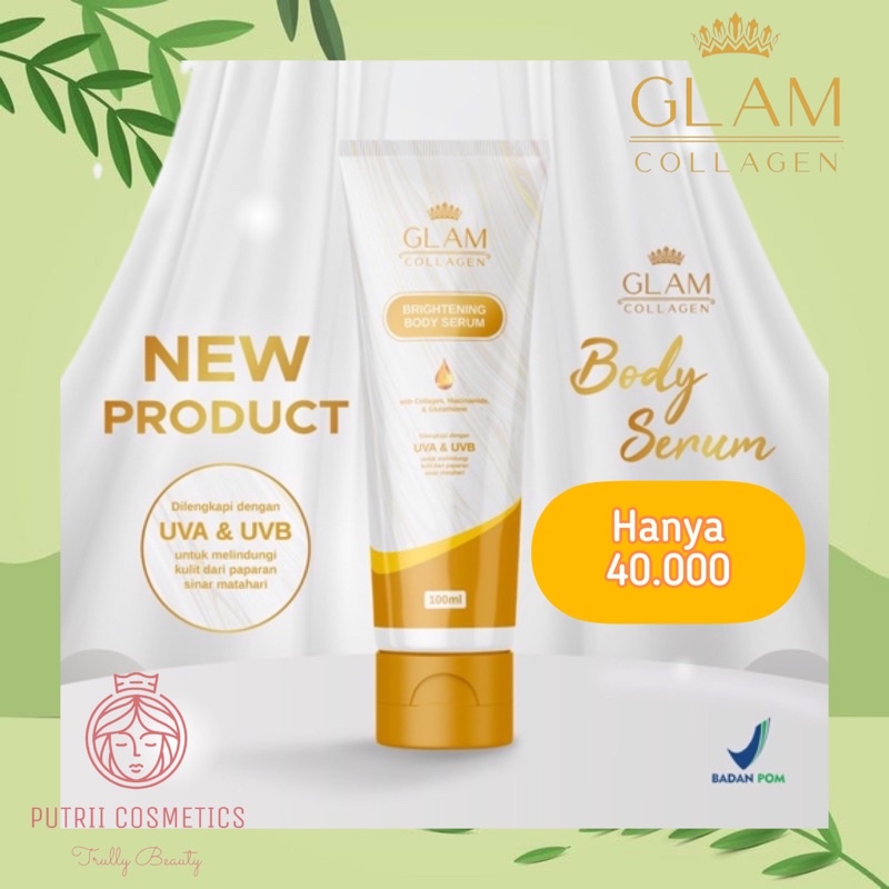 Jual Glam Collagen Body Serum 100 ML BPOM ORI ( NEW ) Shopee Indonesia