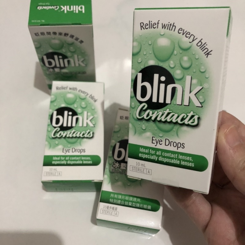 Jual Blink Contact Eye Drops 10 ML. Tetes Mata Untuk Contact Lenses