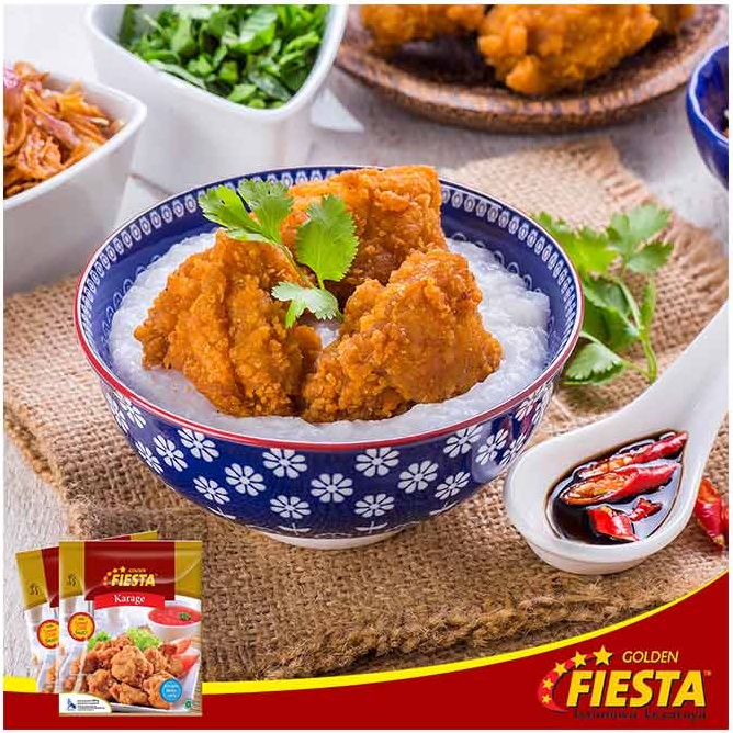 Jual Fiesta Golden Karage Chicken Karage Nugget Nuget Ayam Premium Frozen Food Jakarta selatan
