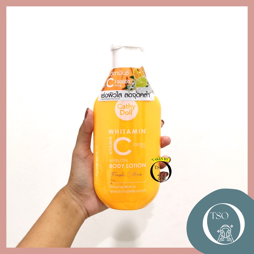 Jual CATHY DOLL WHITAMIN VITAMIN C ARBUTIN FRESH CITRUS BODY LOTION