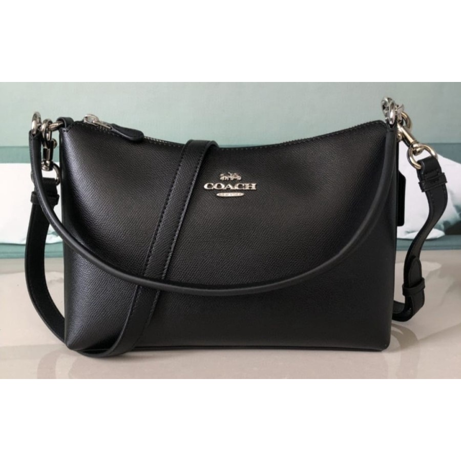 Jual TAS COACH LEWIS SHOULDER BAG IN SIGNATURE CANVAS 100 ORIGINAL