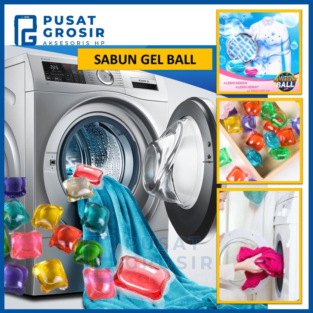 Jual Sabun laundry gel Ball detergent cair cocok untuk mencuci baju