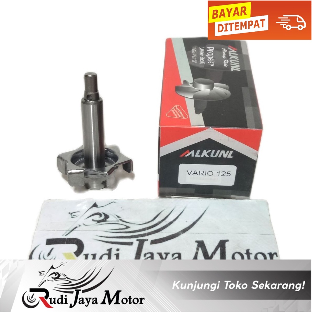 Jual shaft water pump vario 125 impeller water pump vario 125 kipas
