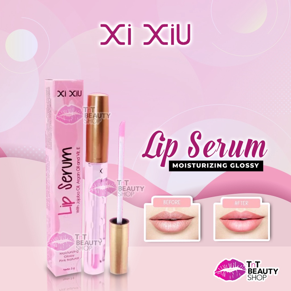 Jual XI XIU Lip Serum Moisturizing Glossy Pink Natural XiXiu Lip