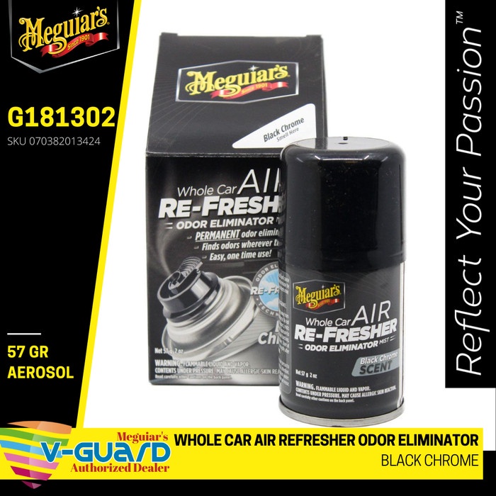 Jual Meguiars Whole Car Air ReFresher Odor EliminatorBlack Chrome Scent Shopee Indonesia
