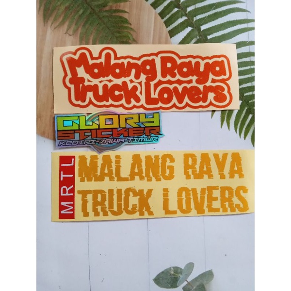Jual Sticker Malang Raya Truck Lovers (harga per biji) Shopee Indonesia