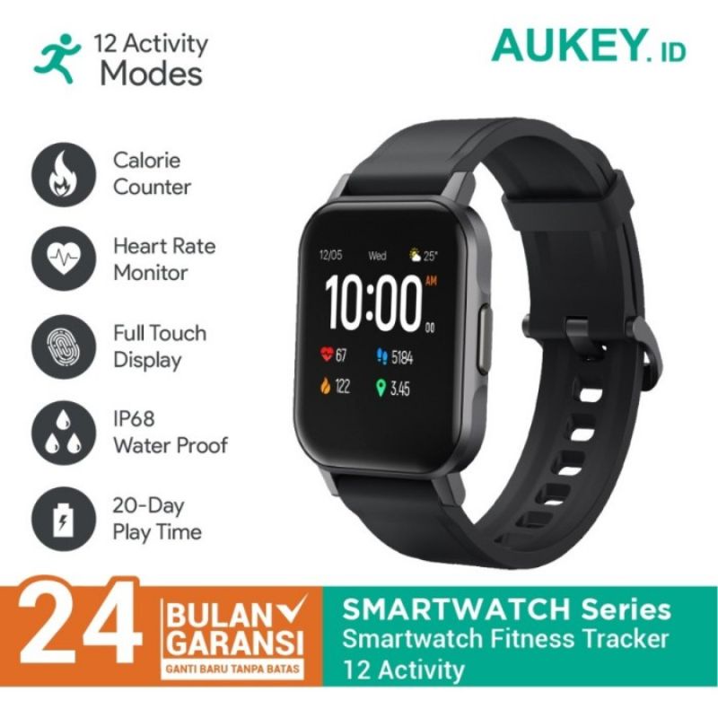 Jual Smartwatch Aukey Fitnes Tracker 12 Activity Waterproof Touch
