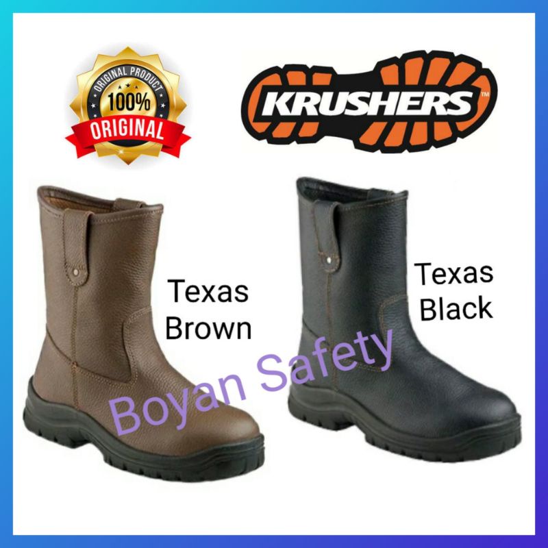 Jual Sepatu Safety KRUSHERS Krusher Texas Original Safety Shoes