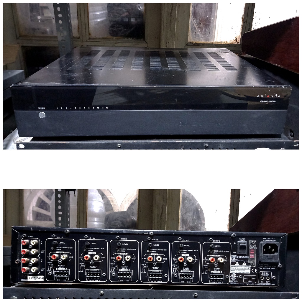Jual Episode EA-AMP-12D-70A Digital Amplifier Sound System Impor Ori