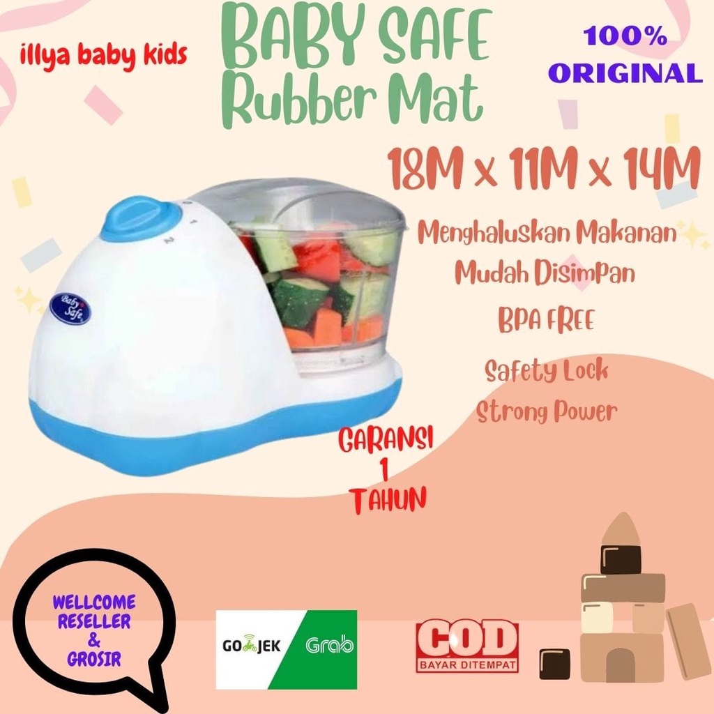 Jual BABY SAFE BLENDER MAKANAN BAYI LB609 FOOD PROCESSOR BLENDER MPASI BABY SAFE FOOD