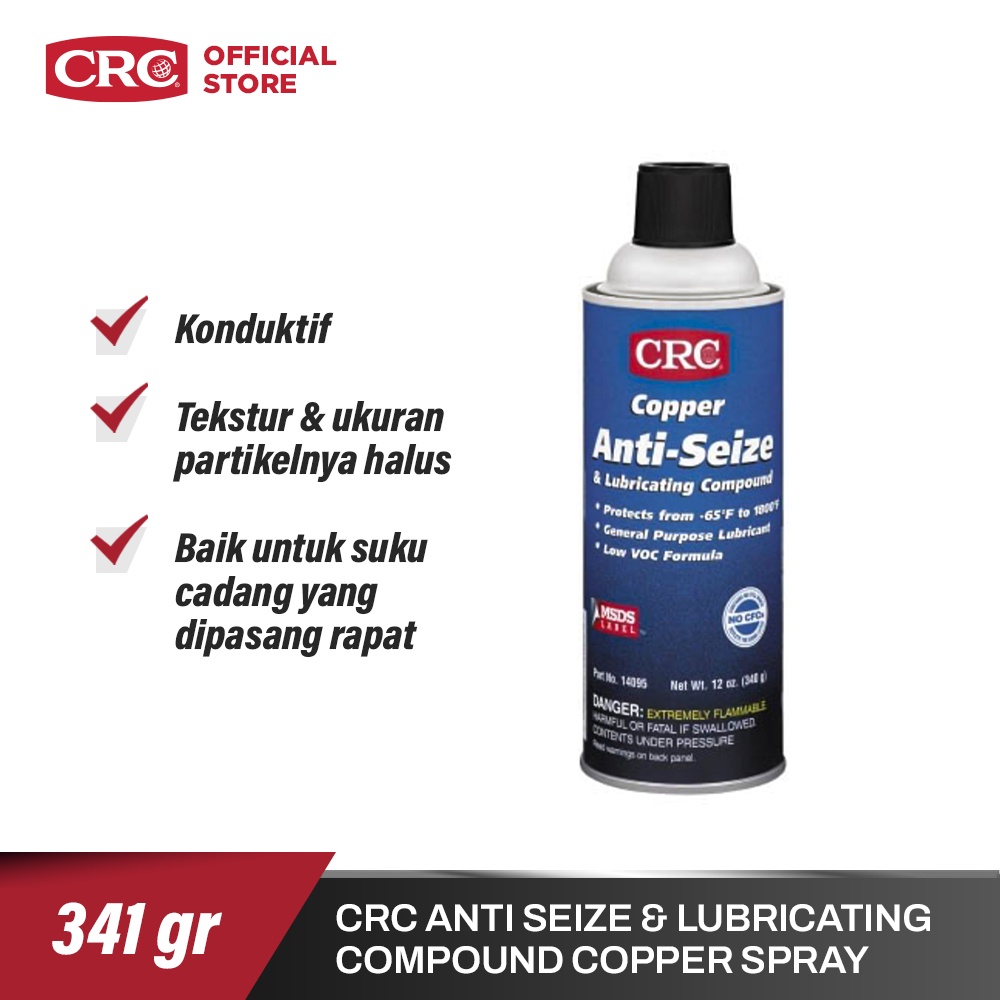 Jual CRC Anti Seize & Lubricating Compound Copper Spray 14095 Shopee Indonesia