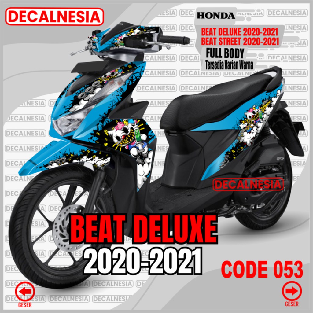Jual Decal Beat Deluxe 2021 2022 2023 Street New Full Body Stiker Motor