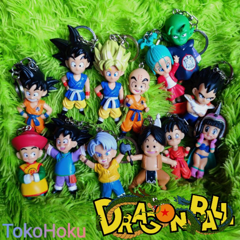 Jual Gantungan Kunci Dragon Ball Action Figure Anime Kartun Son Goku