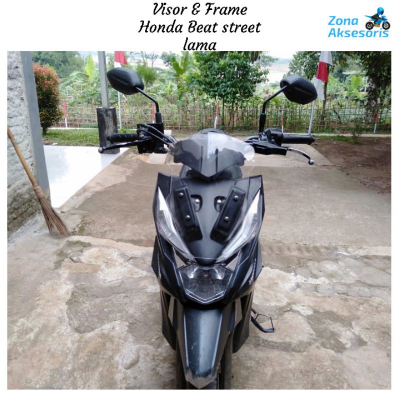 Jual visor honda beat street lama visor frame beat street Shopee