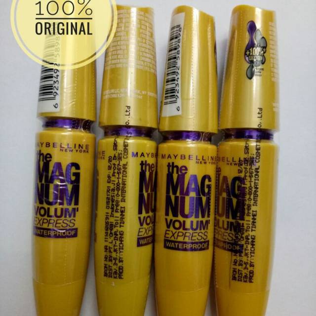 Jual mascara maybelline magnum volum express Original / maskara