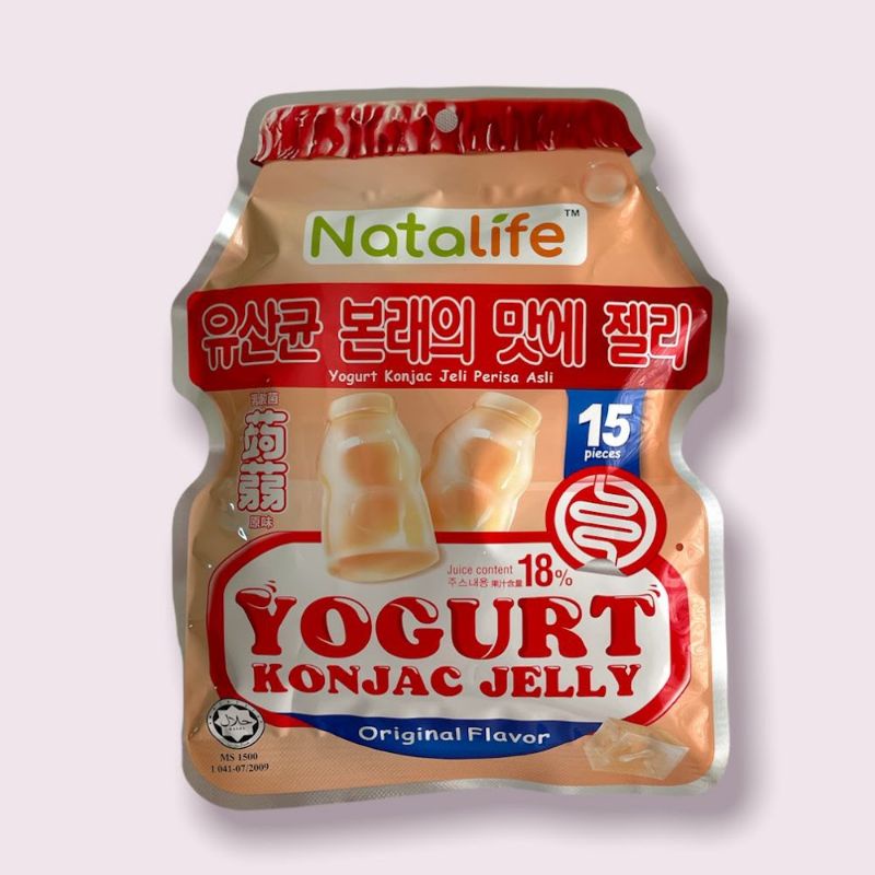 Jual NataLife Yogurt Konjac Jelly Malaysia 4 Varian Rasa Halal Dan