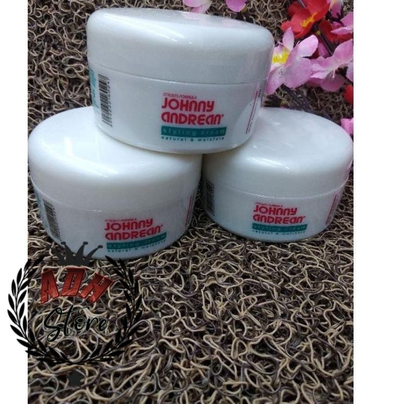 Jual Johnny Andrean Styling Cream Natural and Moisture With Double Care