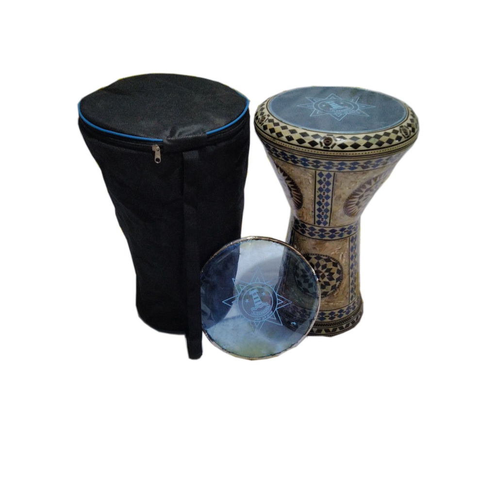 Jual darbuka import Mesir alexandria 8 3/4inch gawharet soumbaty 9inch