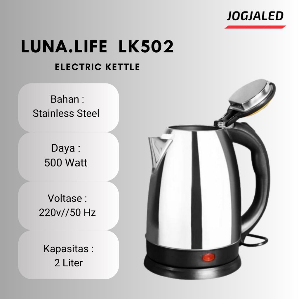 Jual Electric Kettle / Teko Listrik 2 Lite Luna Life Shopee Indonesia