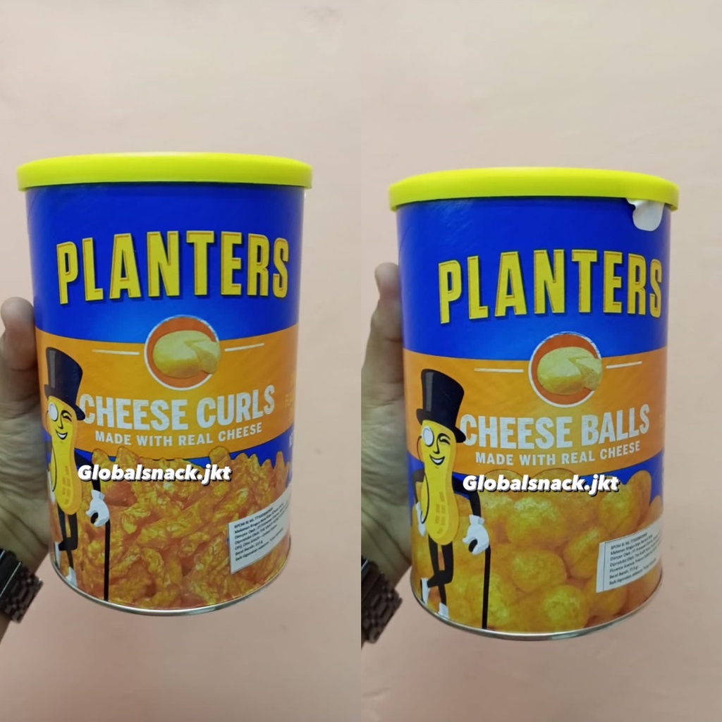 Jual PLANTERS CHEESE BALLS / CHEESE CURLS USA Shopee Indonesia