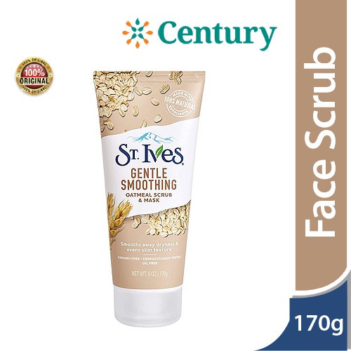 Jual St. Ives Smoothing Oatmeal Face Scrub & Mask 170g Shopee Indonesia