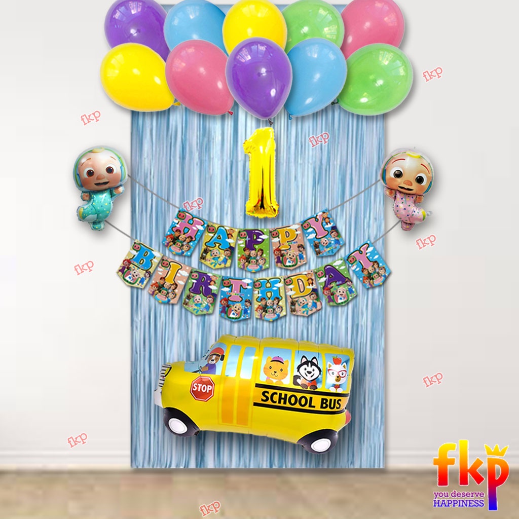 Jual FUN KIDS PARTY Paket Simpel Dekorasi Ulang Tahun Anak Baby Kartun
