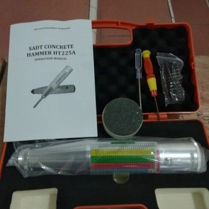 Jual HT225A Concrete Test Hammer Schmidt SADT Uji beton bangunan HT225A Shopee Indonesia