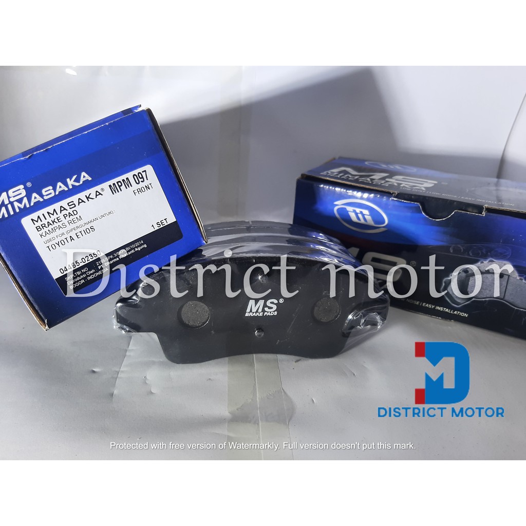 Jual BRAKE DISC PAD KAMPAS REM DEPAN TOYOTA ETIOS VALCO READY STOCK!!! BARANG CEPAT LAKU 04465