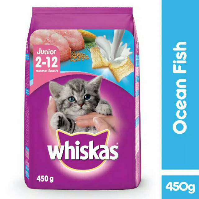 Jual Whiskas Ocean fish Junior 450g Freshpack Shopee Indonesia