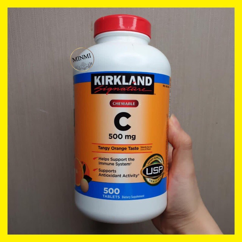 Jual Kirkland Vitamin C 500 mg 500 tablet chewable antibodi 500mg