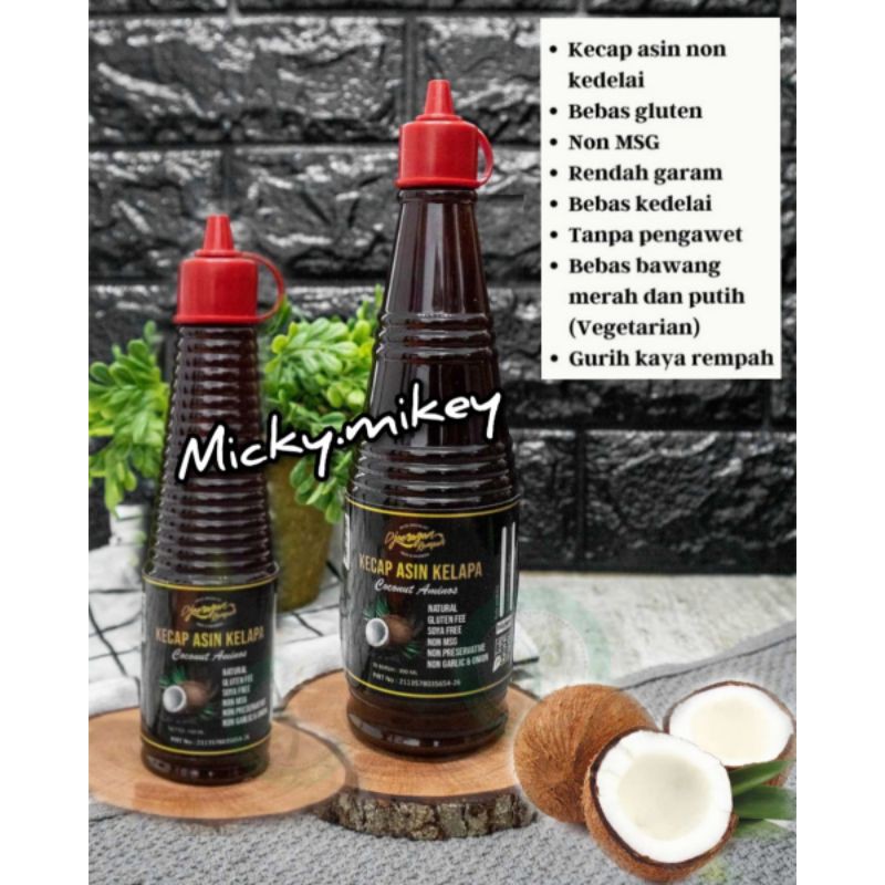 Jual Kecap Asin Manis Kelapa Truly Organic Coconut Aminos 140ml 300m