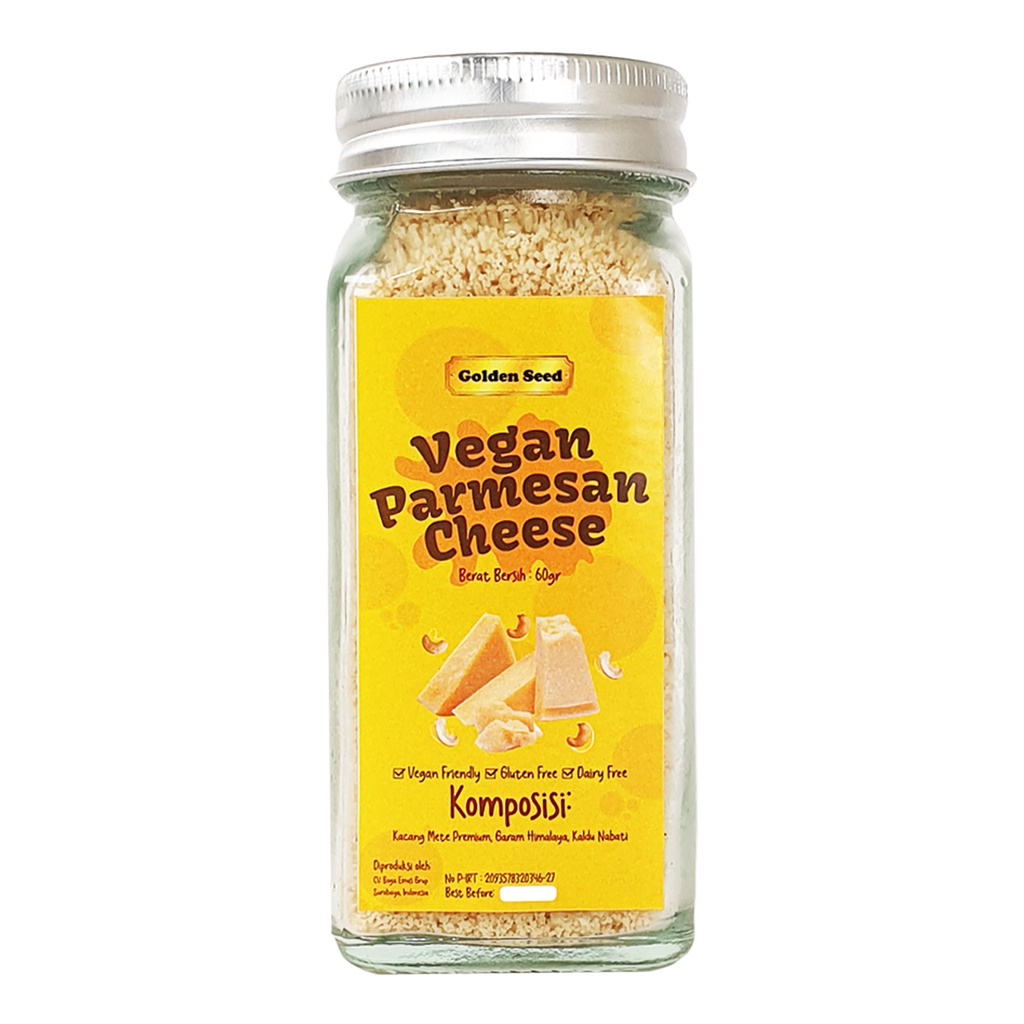 Jual KEJU PARMESAN VEGAN 60 GR VEGAN PARMESAN CHEESE 60 GRAM