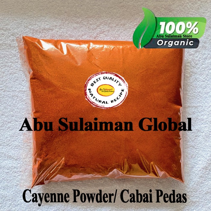 Jual Cayenne Pepper Powder 1 KG Premium Export Quality Halal / Cabai