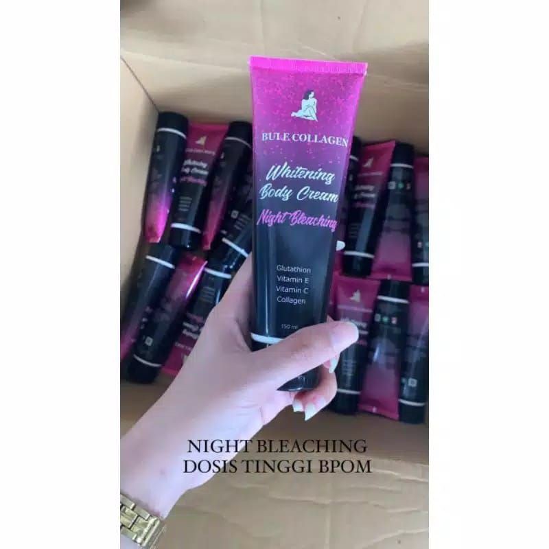 Jual Night Bleaching Bule Collagen / Lotion bule collagen / Whitening