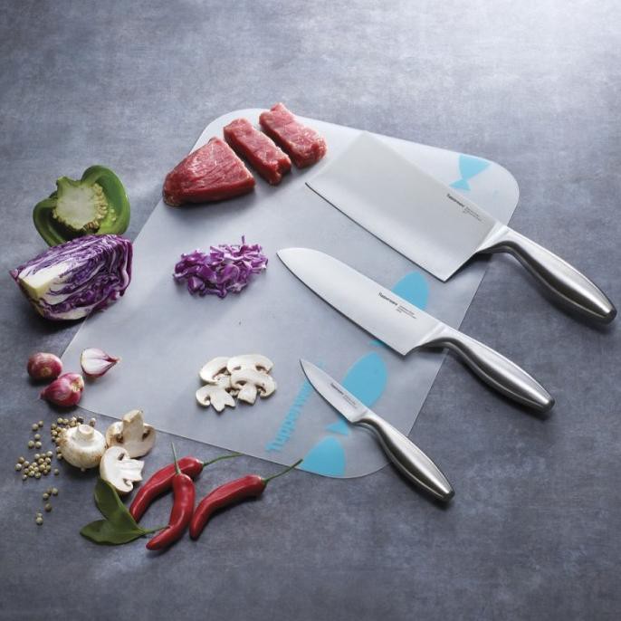 Jual TUPPERWARE TCOO ASIAN PRO KNIFE SET TERLARIS6543 Shopee Indonesia