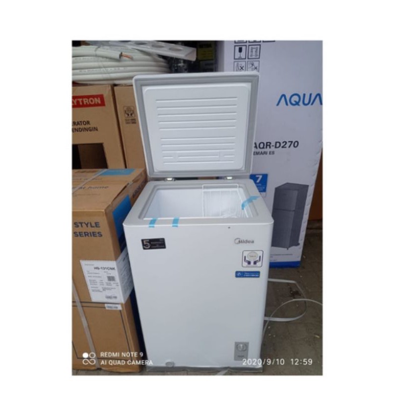 Jual CHEST FREEZER MIDEA HS129C / HS131CNK 100 LITER Shopee Indonesia
