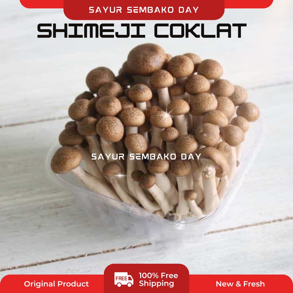 Jual Jamur Shimeji Cokelat Segar Mentah / Mushroom Shopee Indonesia