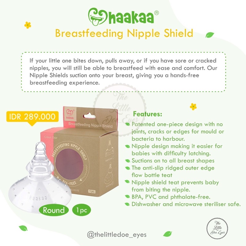 Jual Haakaa Breastfeeding Nipple Shield Shopee Indonesia