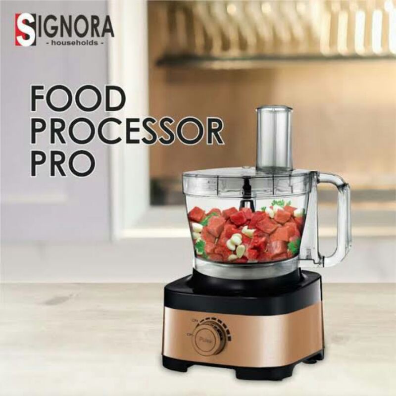 Jual Signora Food Processor Pro With Cubic Cutter Shopee Indonesia