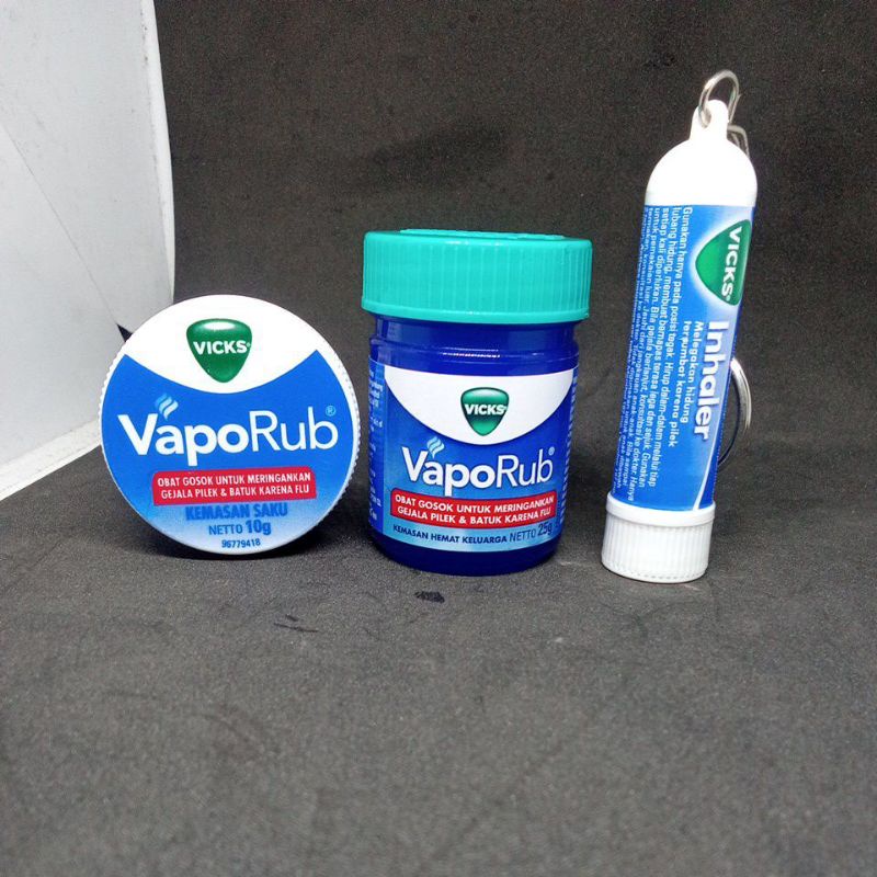 Jual VICKS INHALER KEYCHAIN // VICK VAPORUB 10GR//25GR Shopee Indonesia