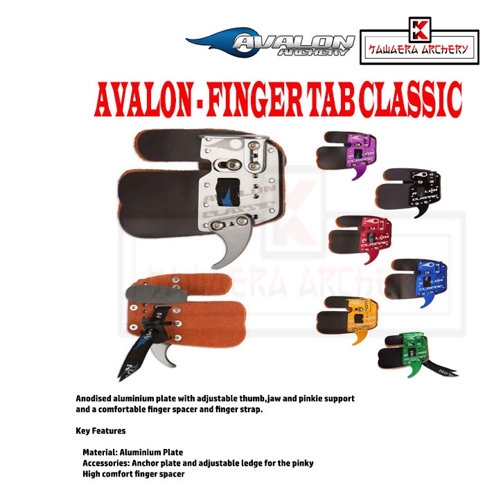 Jual Avalon Finger Tab Classic Archery/Pelindung Jari Panah Shopee