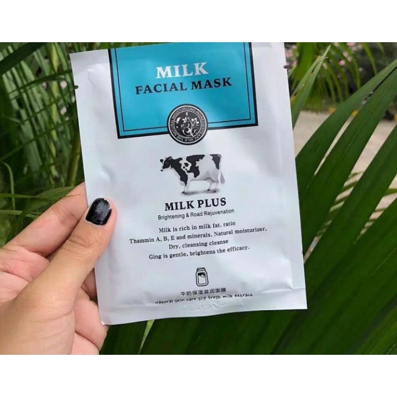 Jual (BUY 5 GET 1) ROREC Facial Milk / Susu Mask Masker Korea Goat Milk