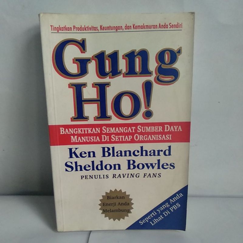 Jual Buku Gung Ho Ken Blanchard Shopee Indonesia