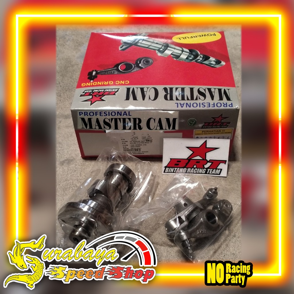 Jual BRT Noken As Master Cam Kem Racing Lengkap Roller Rocker Arm