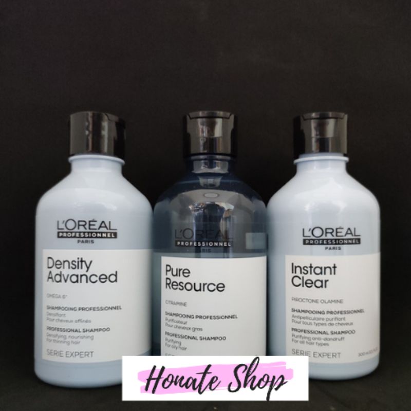 Jual L'oreal Shampoo Density/Pure Resource/Instant Clear/Sensi Balance