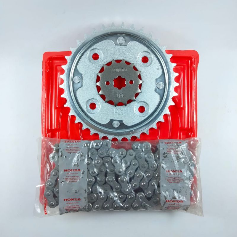 Jual GEAR SET RANTAI GIR SET AHM SUN STAR(A1KWW/KWB) HONDA REVO ABSOLUTE REVO FIT REVO FI REVO