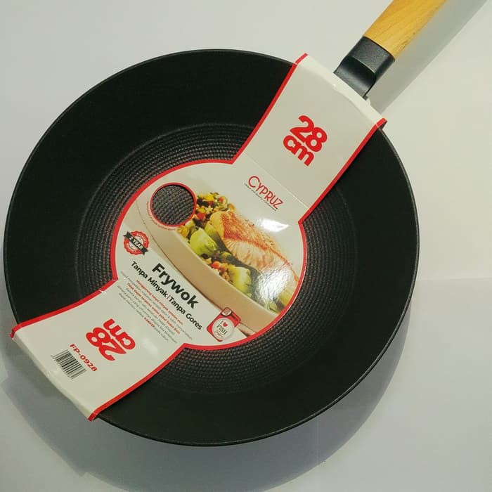 Jual Cypruz FP0928 28 cm Fry Pan Cast Iron Teflon