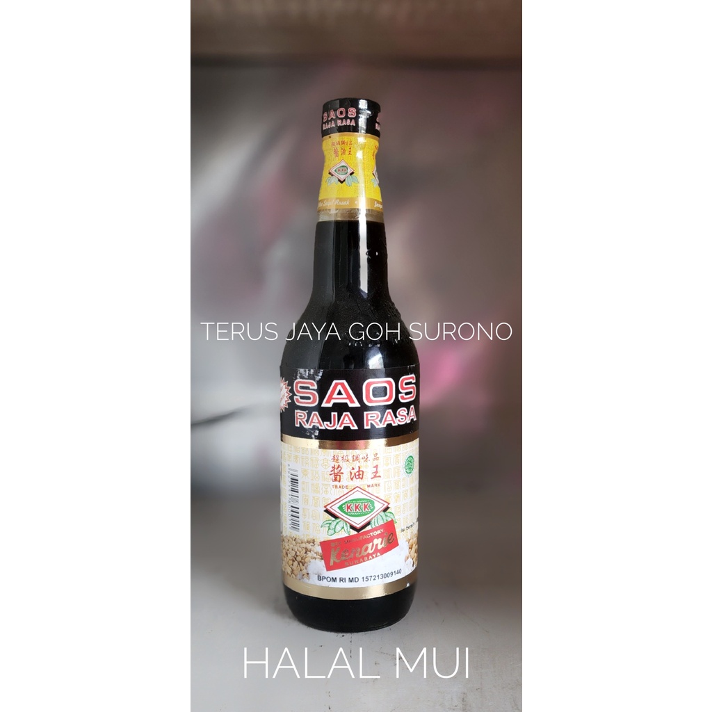 Jual Kecap Saos Raja Rasa 600ml halal MUI Kenarie KKK Raja Rasa