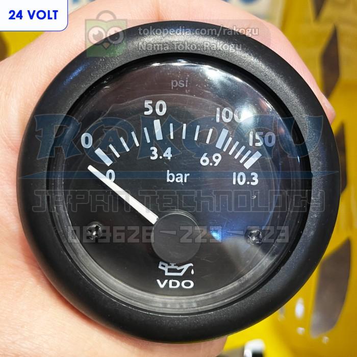 Jual Alat Ukur Meter Tekanan Oli Vdo 24 Volt Meteran Vdo Oil