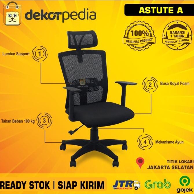 Jual Product Furniture Kursi Kerja , Kursi Jaring , Kursi Gaming Astute